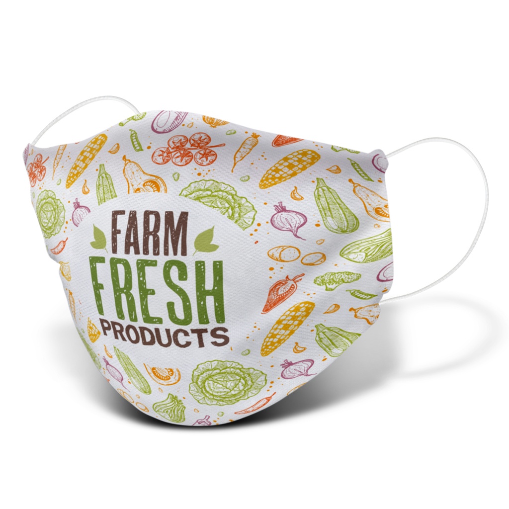 [TR200329] Reusable Face Mask Full Colour - Large