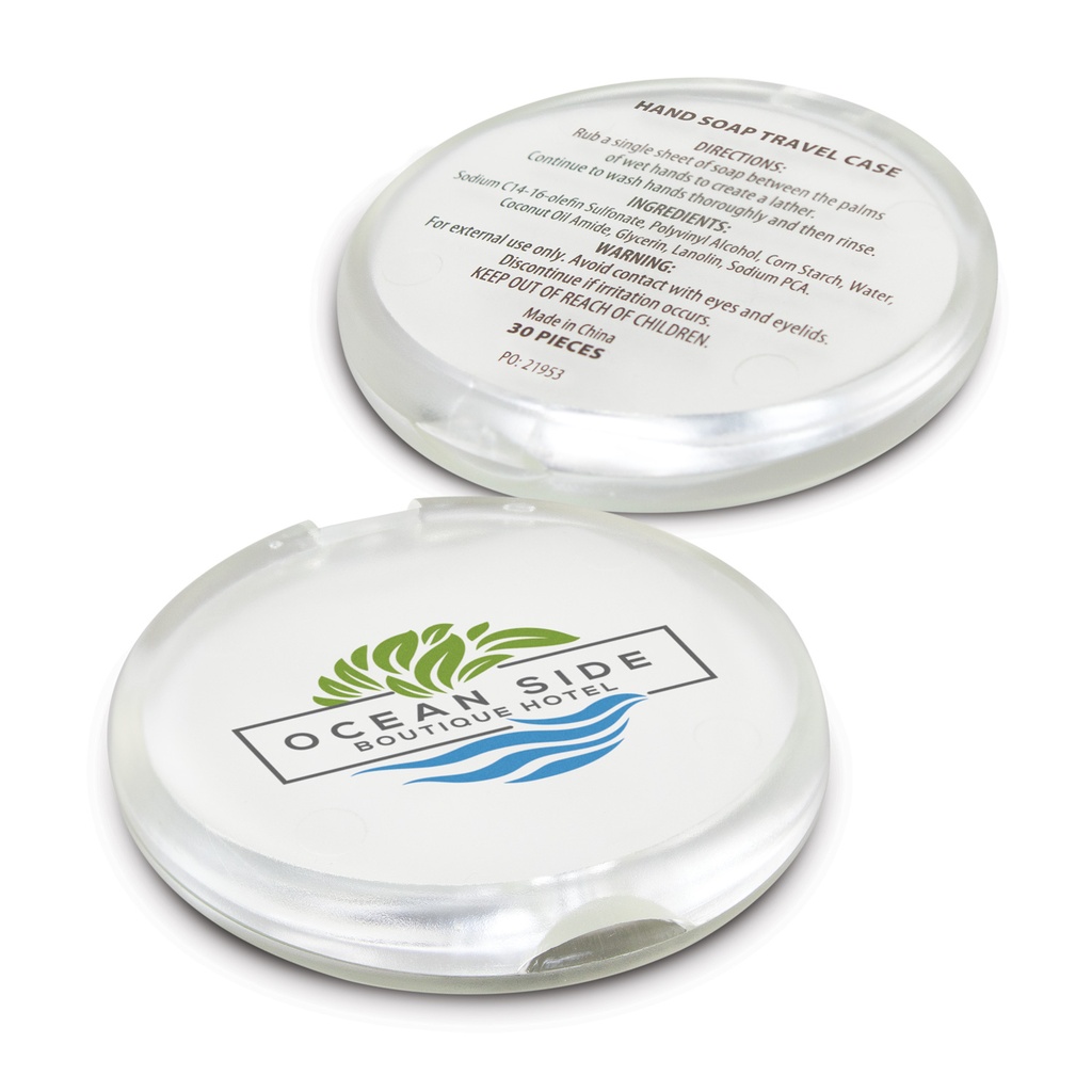 [TR200331] Hand Soap Travel Case - Round