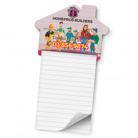 [TR118489] Magnetic House Memo Pad - A7