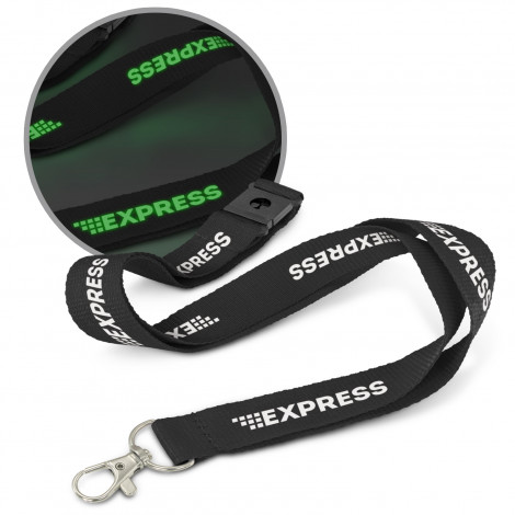 [TR118533] Glow in the Dark Logo Lanyard