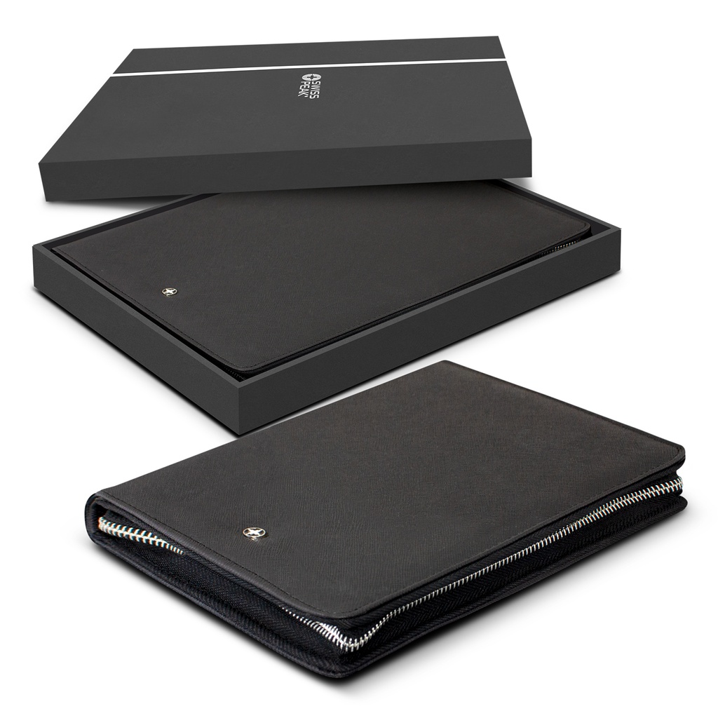 [TR118874] Swiss Peak Heritage A5 Portfolio with Zipper