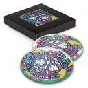 Venice Glass Coaster - Set of 2 - Round - Full Colour