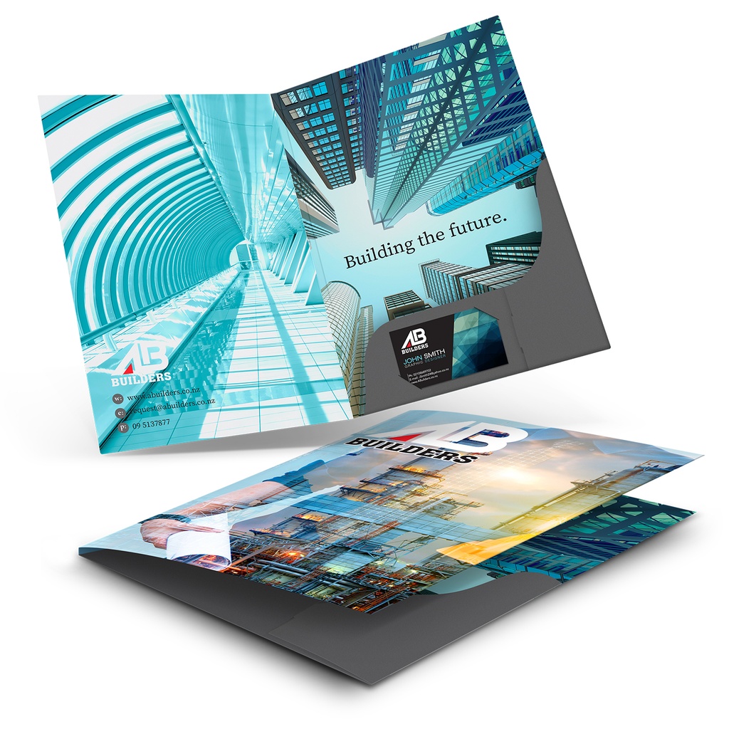 [TR120423] A4 Presentation Folder with Spine