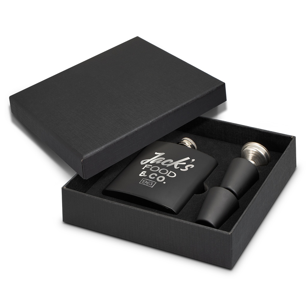 [TR120421] Dalmore Hip Flask Gift Set