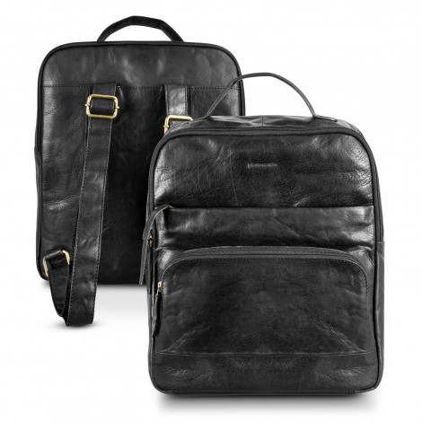 [TR121120] Pierre Cardin Leather Backpack