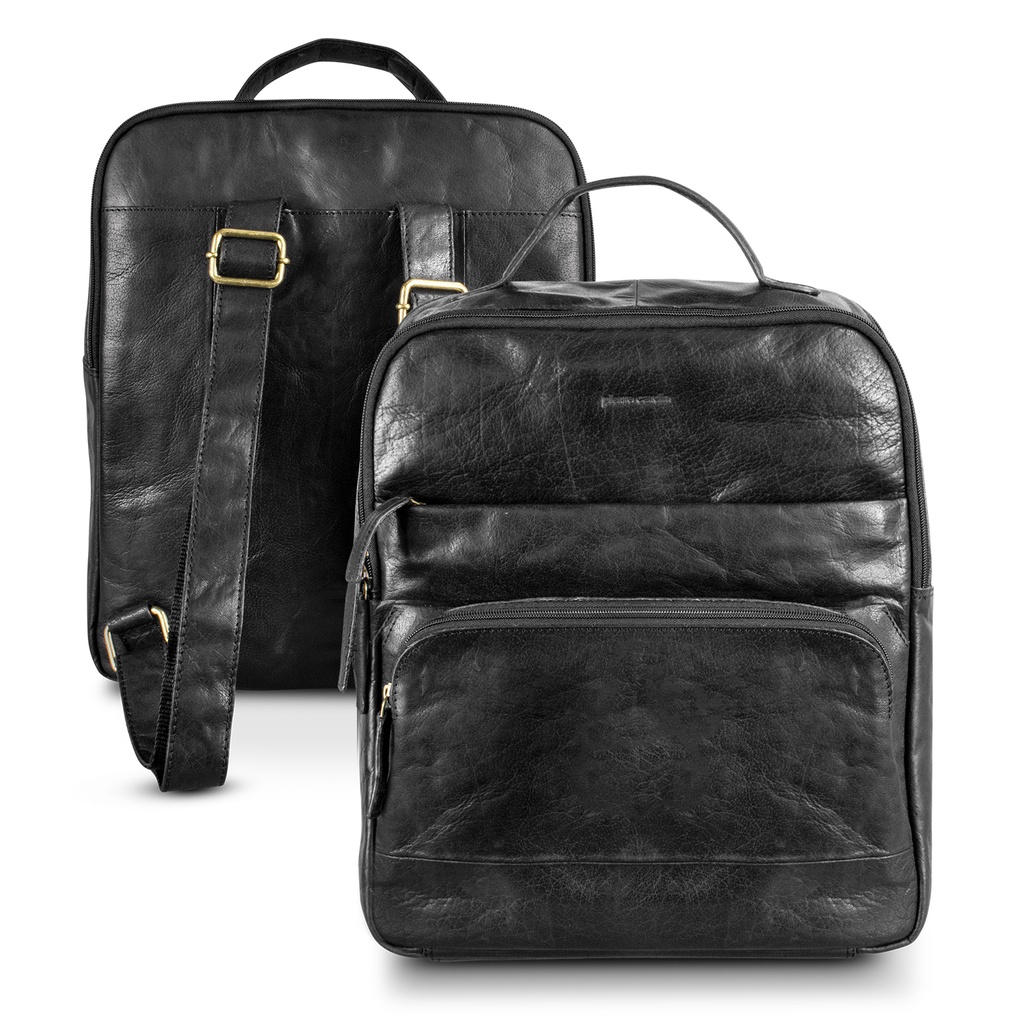 [TR121120] Pierre Cardin Leather Backpack