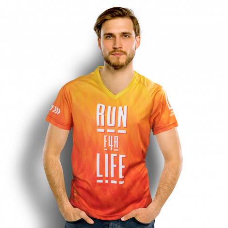 [TR121160] Custom Mens Performance V-Neck T-Shirt