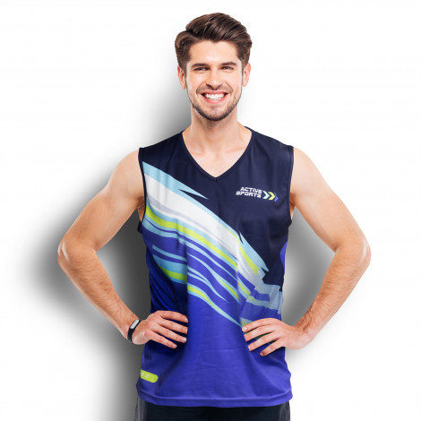 [TR121156] Custom Mens Performance Singlet