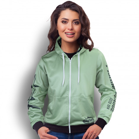 [TR121185] Custom Womens Sports Zipped Hoodie