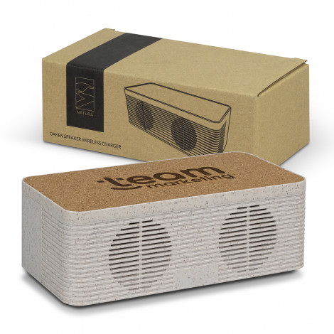 [TR121838] NATURA Oaken Speaker Wireless Charger