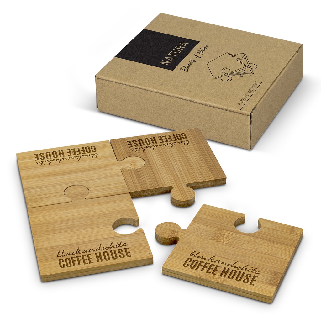 [TR122276] NATURA Puzzle Coaster - Set of 4