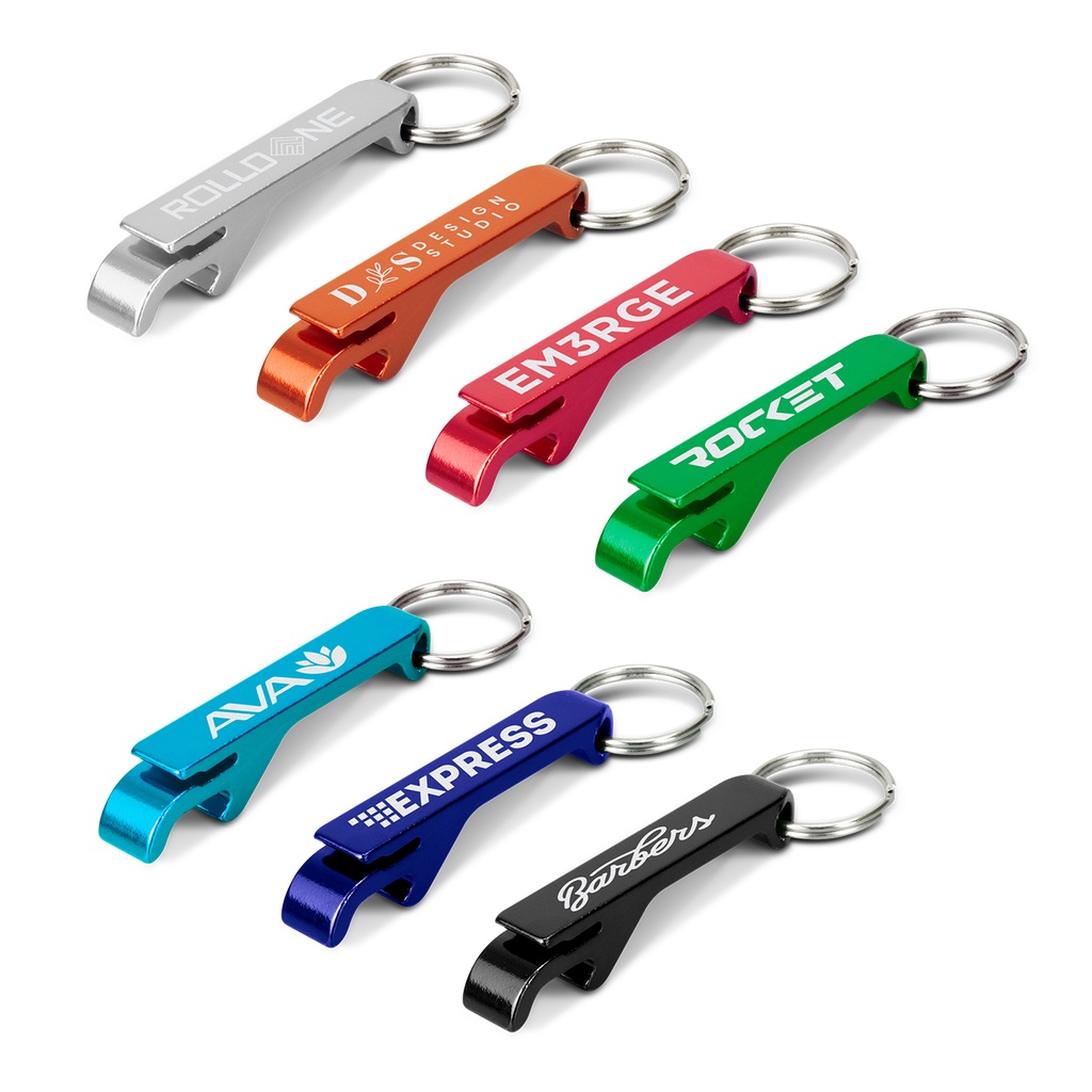 [TR123584] Snappy Metal Bottle Opener Key Ring