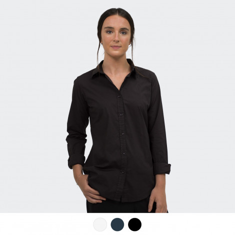 [TR123608] TRENDSWEAR Parker Women's Poplin Shirt