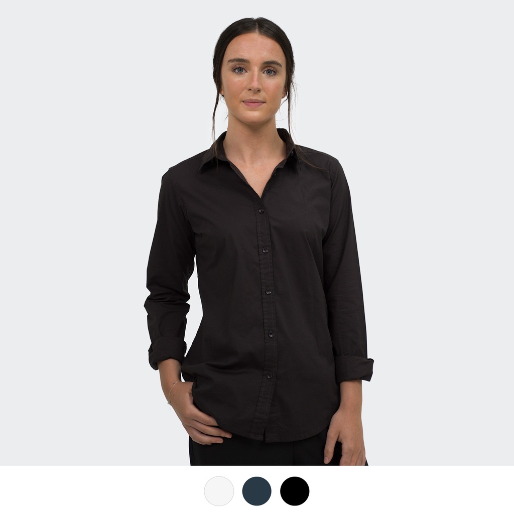 [TR123608] TRENDSWEAR Parker Women's Poplin Shirt