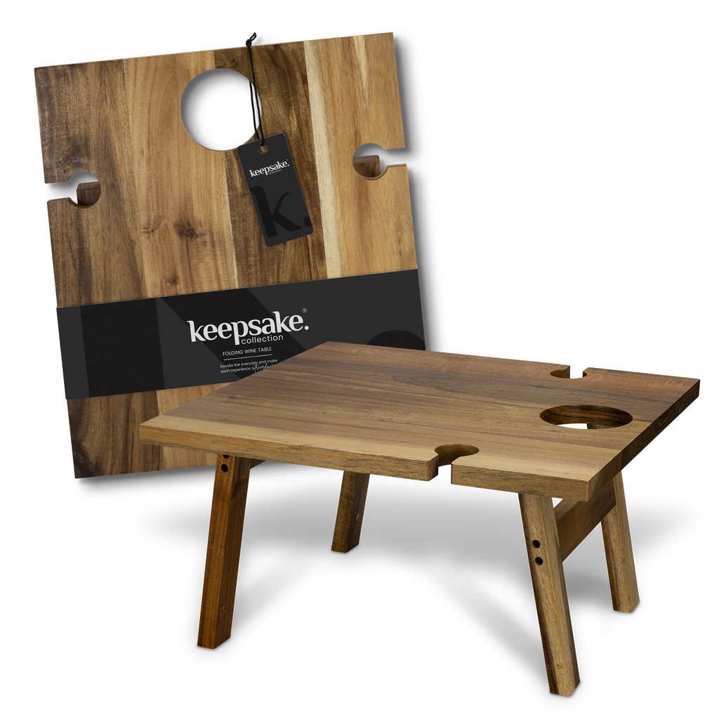 [TR122316] Keepsake Folding Wine Table