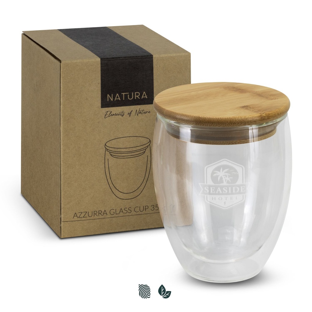 [TR124978] NATURA Azzurra Glass Cup - 350ml