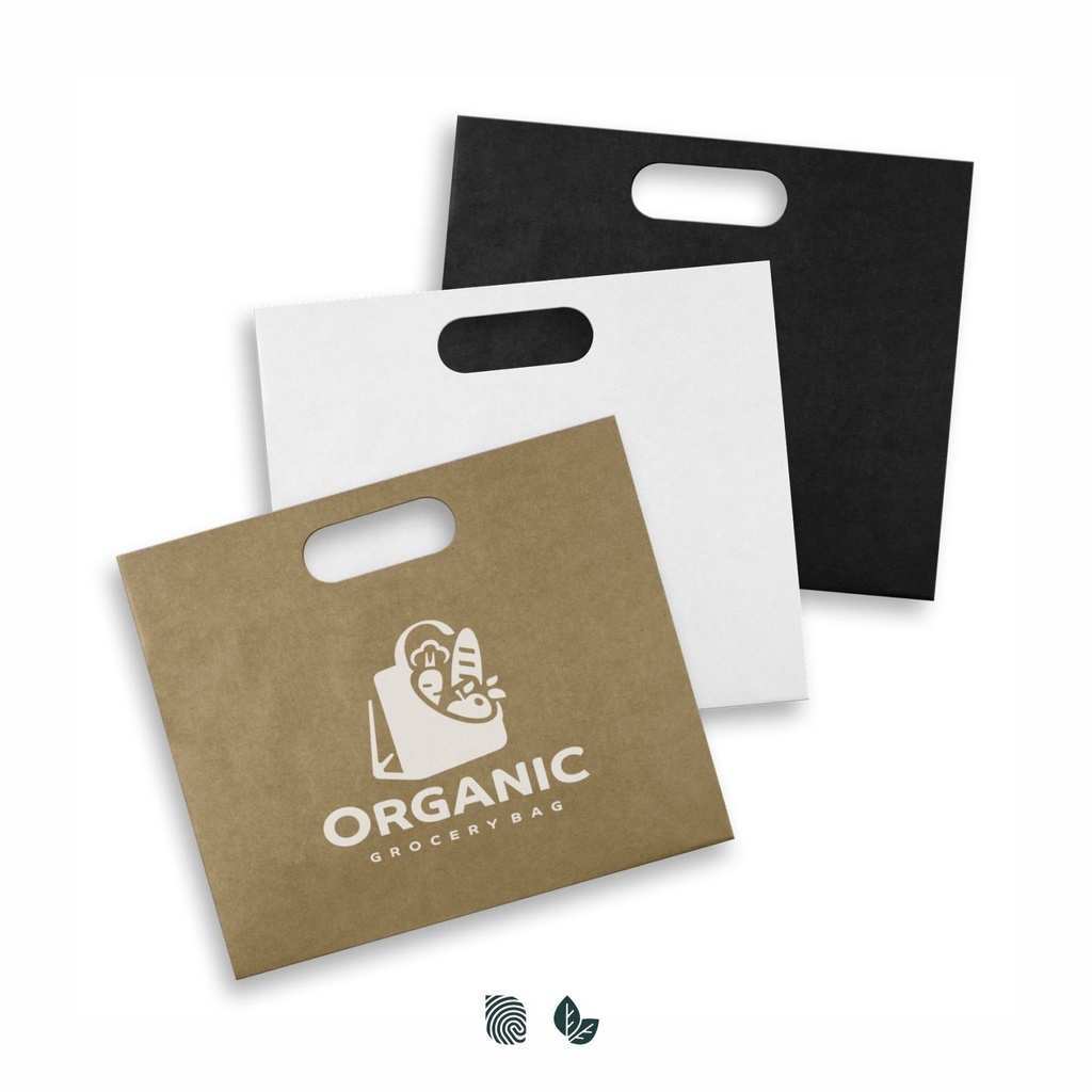 [TR125051] Large Die Cut Paper Bag Landscape
