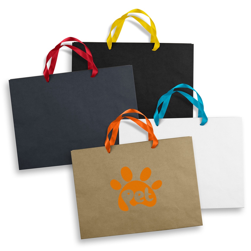 [TR125059] Extra Large Ribbon Handle Paper Bag
