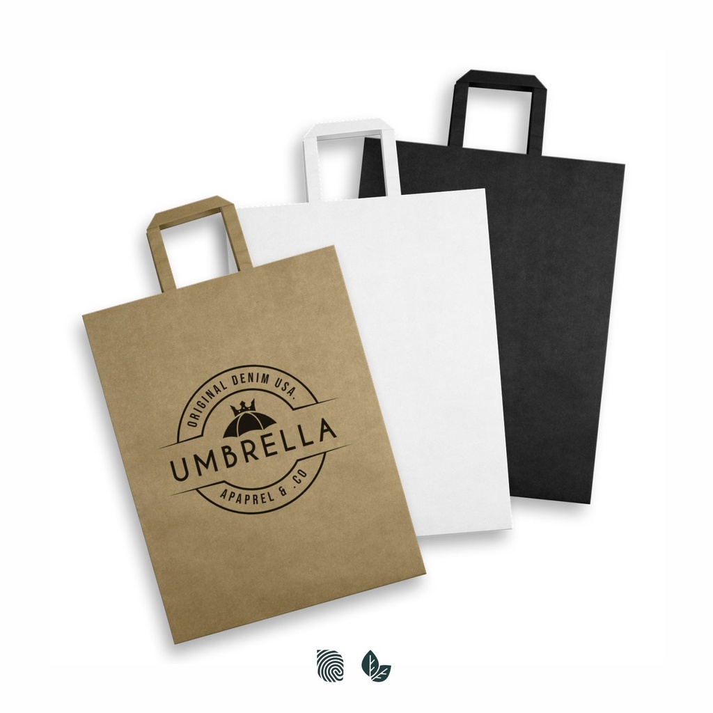 [TR125062] Extra Large Flat Handle Paper Bag Portrait