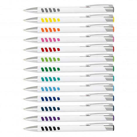 [TR124903] Panama Grip Pen - White Barrel