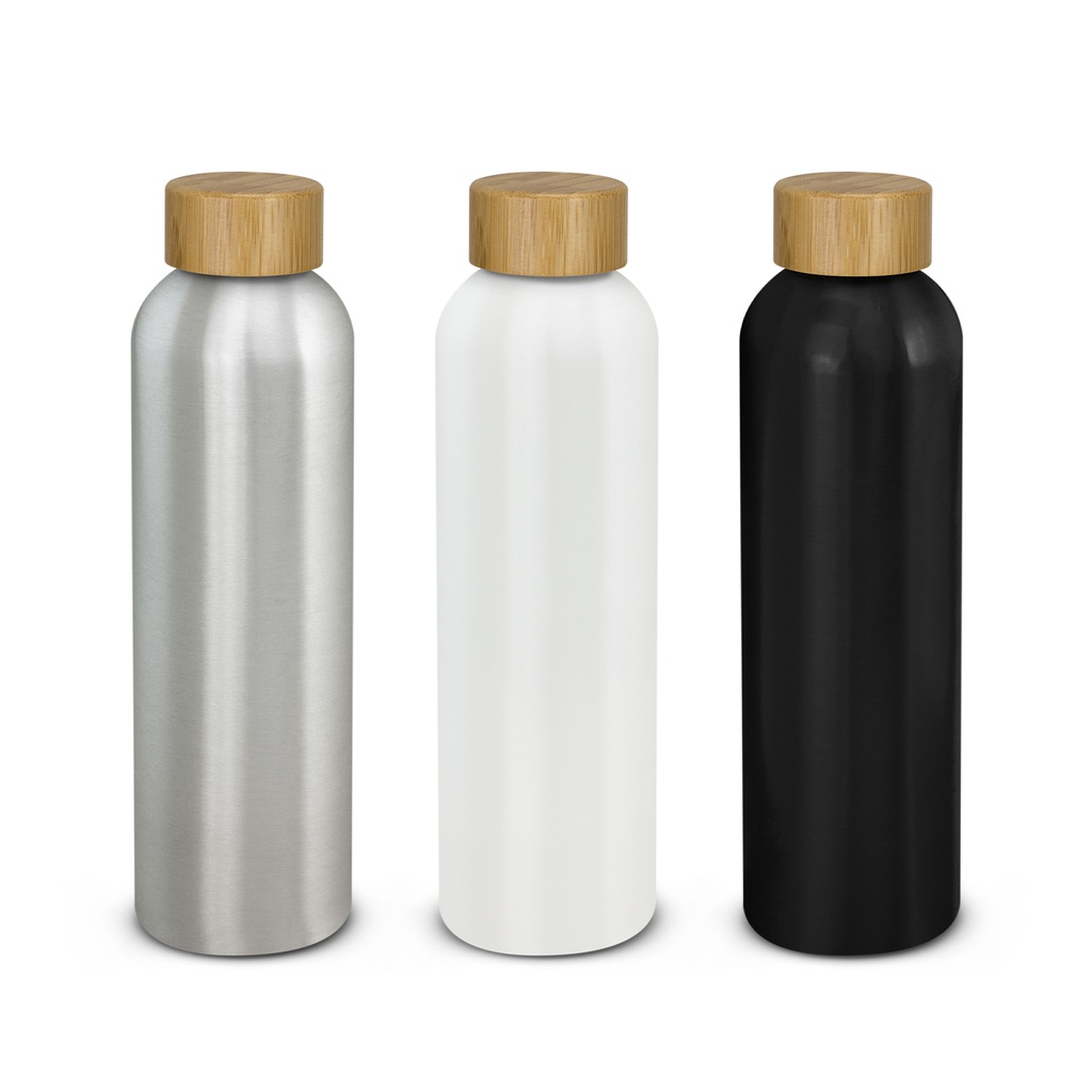 [TR125304] Eden Aluminium Bottle Bamboo Lid