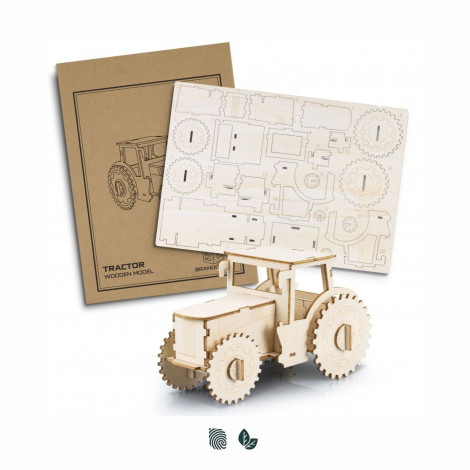 [TR124026] BRANDCRAFT Tractor Wooden Model
