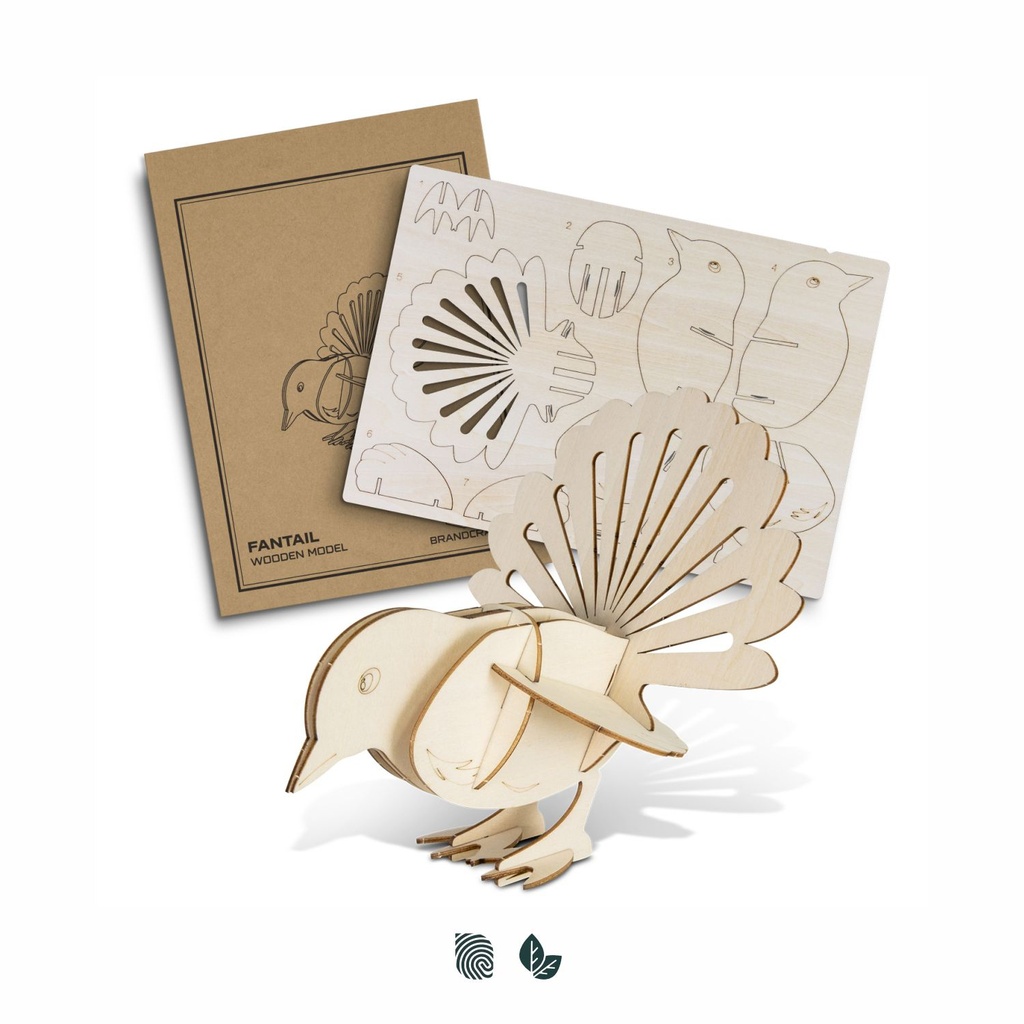 [TR124050] BRANDCRAFT Fantail Wooden Model