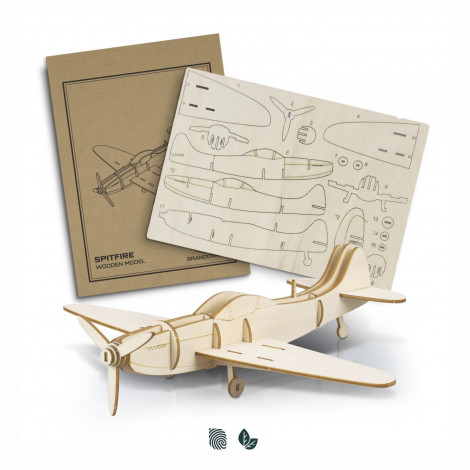 [TR124054] BRANDCRAFT Spitfire Wooden Model