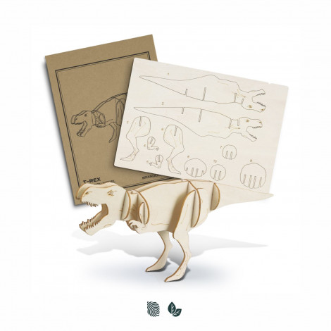 [TR124055] BRANDCRAFT Tyrannosaurus Rex Wooden Model