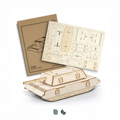 [TR124053] BRANDCRAFT Tank Wooden Model