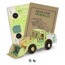 BRANDCRAFT Wheel Loader Wooden Model