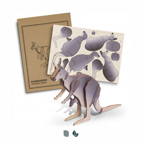 [TR124044] BRANDCRAFT Kangaroo Wooden Model