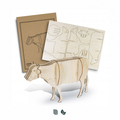 [TR124047] BRANDCRAFT Cow Wooden Model