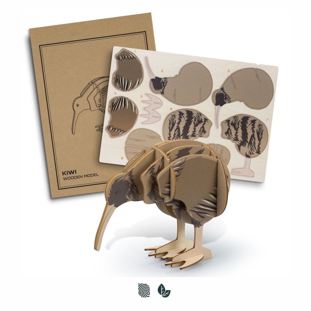 [TR124049] BRANDCRAFT Kiwi Wooden Model