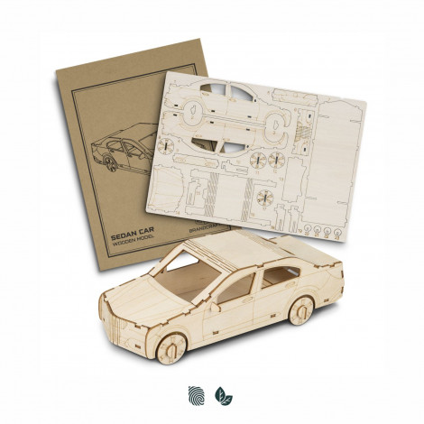 [TR124030] BRANDCRAFT Sedan Car Wooden Model