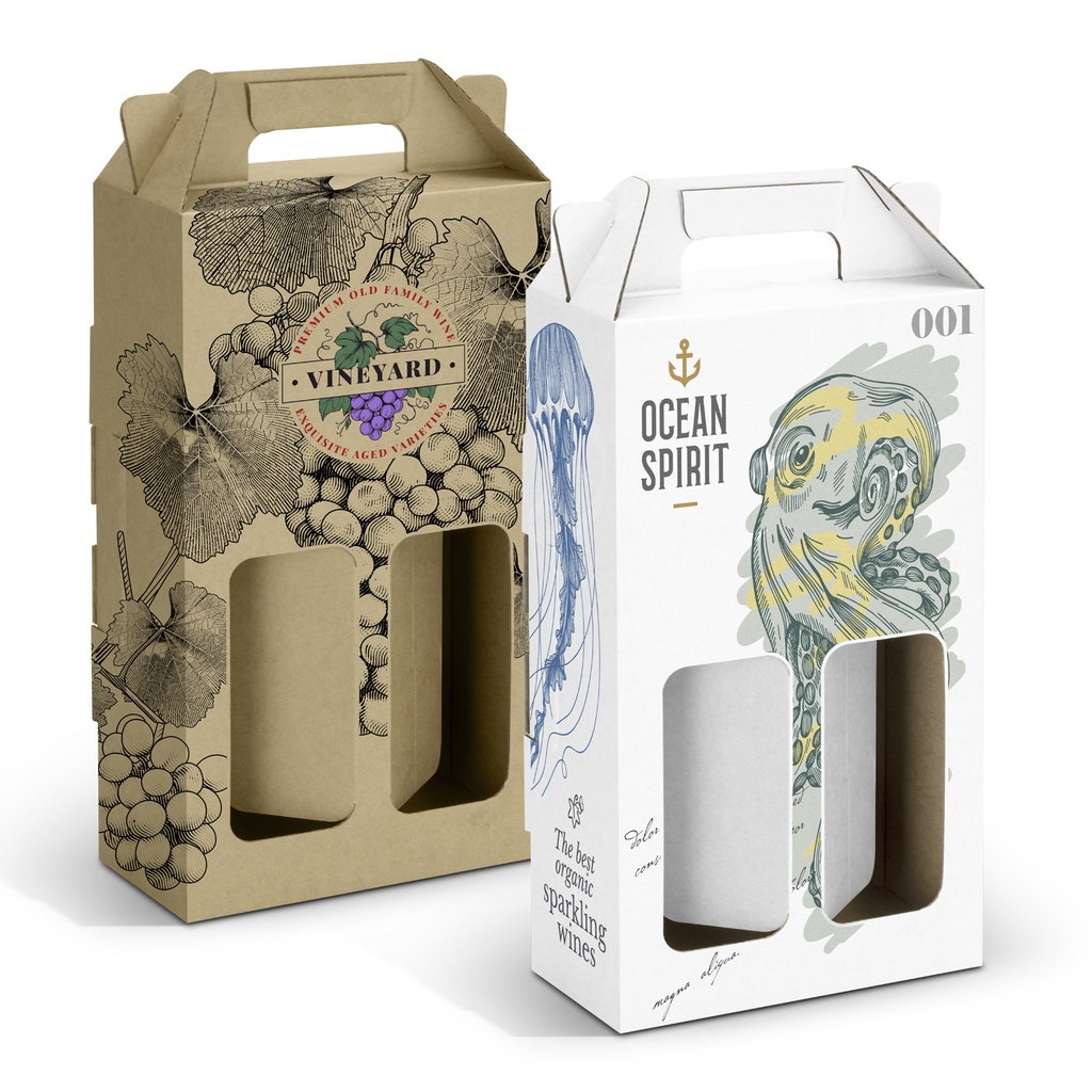 [TR126068] Wine Carry Pack - Double