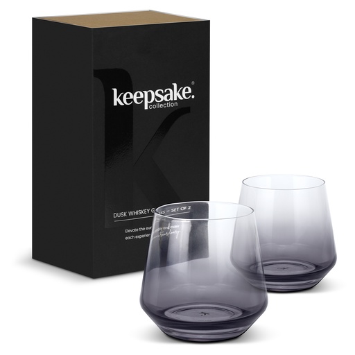 Keepsake Dusk Whiskey Glass - Set of 2