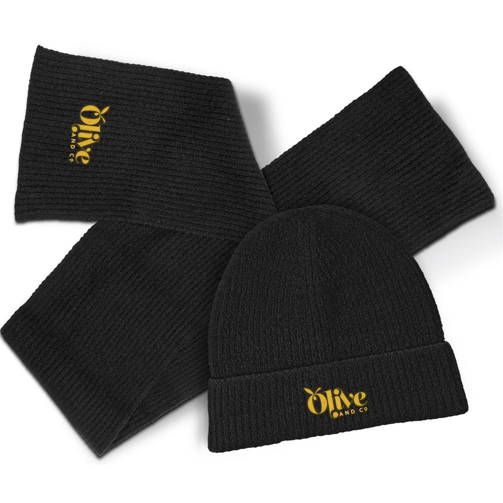 [TR126698] Avalanche Scarf and Beanie Set