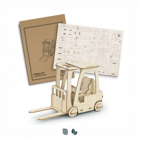 [TR126727] BRANDCRAFT Forklift Wooden Model