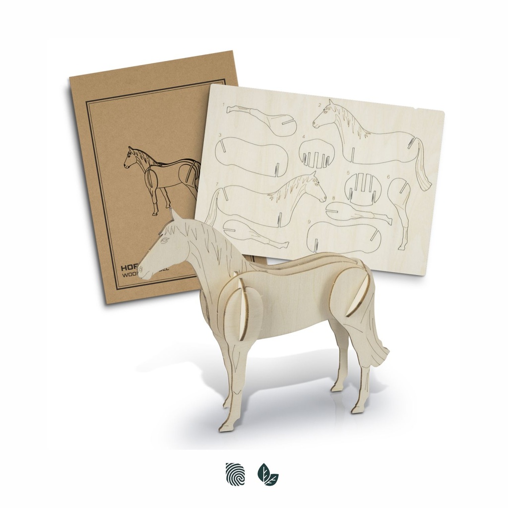 [TR126730] BRANDCRAFT Horse Wooden Model