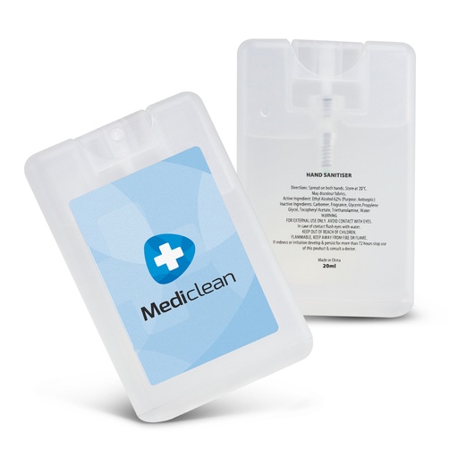 Hand Sanitiser Card