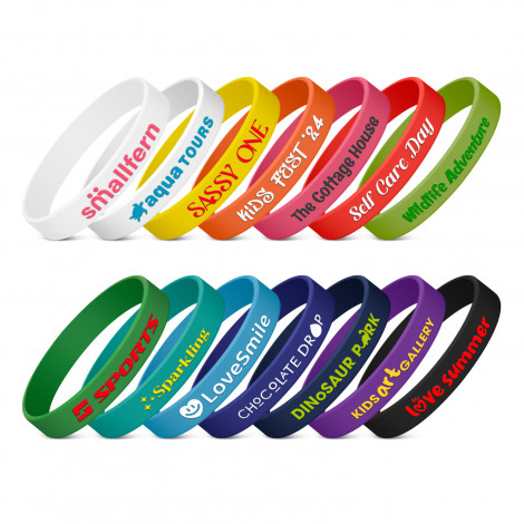 [TR127588] Kids Silicone Wrist Band - Embossed