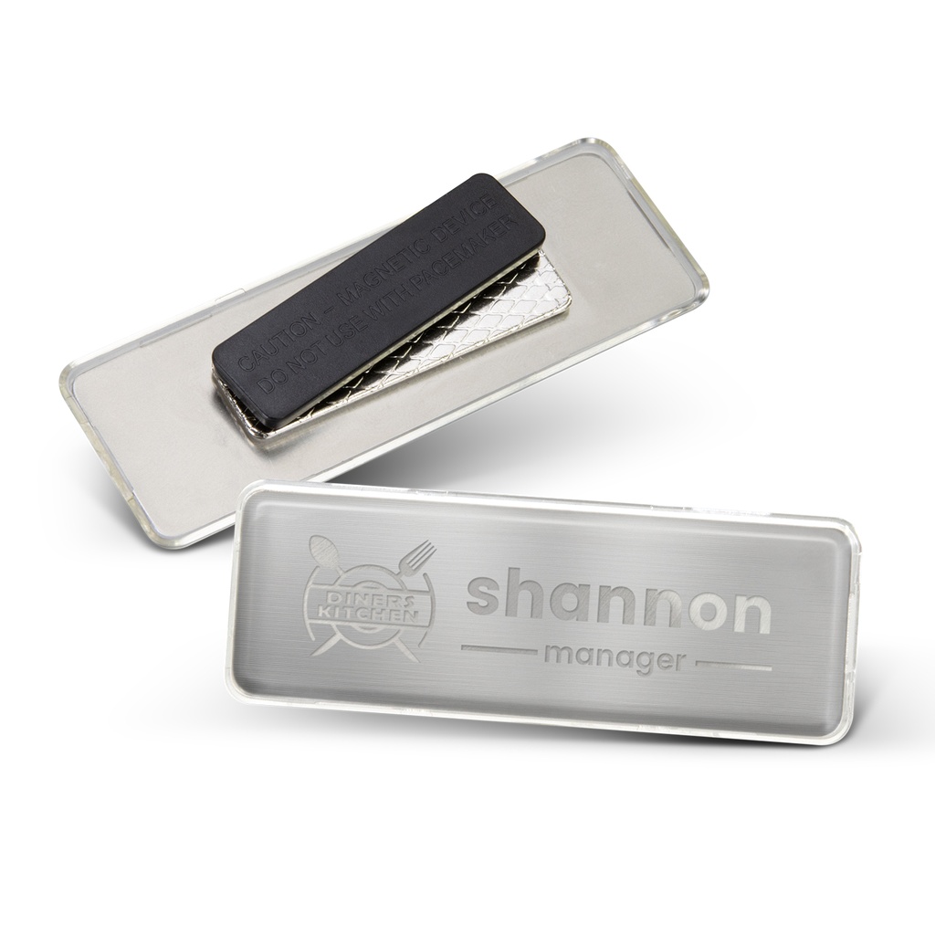 [TR127781] Metal Name Badge