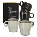 Keepsake Stackable Coffee Cup - Set of 2