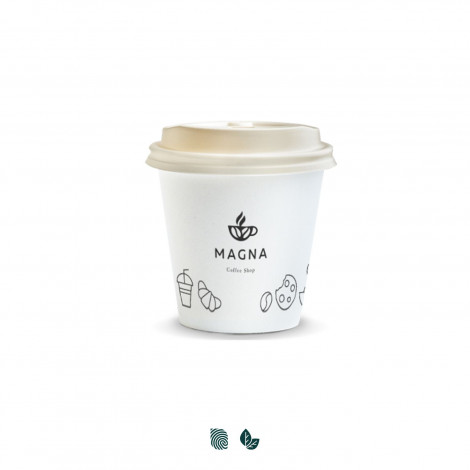 [TR129536] Compostable Paper Coffee Cup - 180ml