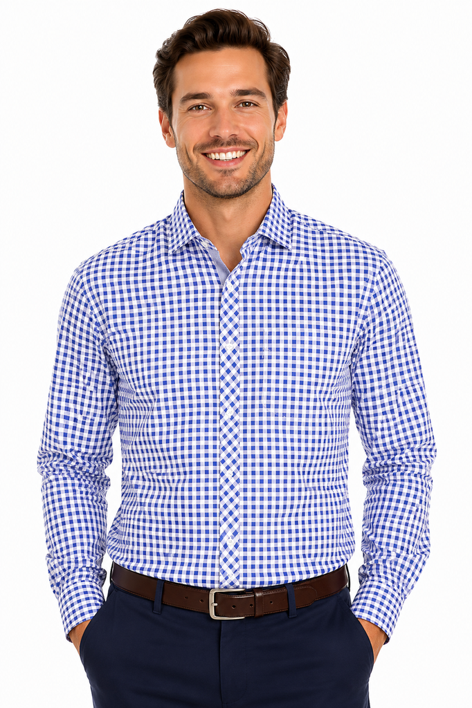 [AP1909L] BRIGHTON MENS SHIRT LONG SLEEVE - N1909L