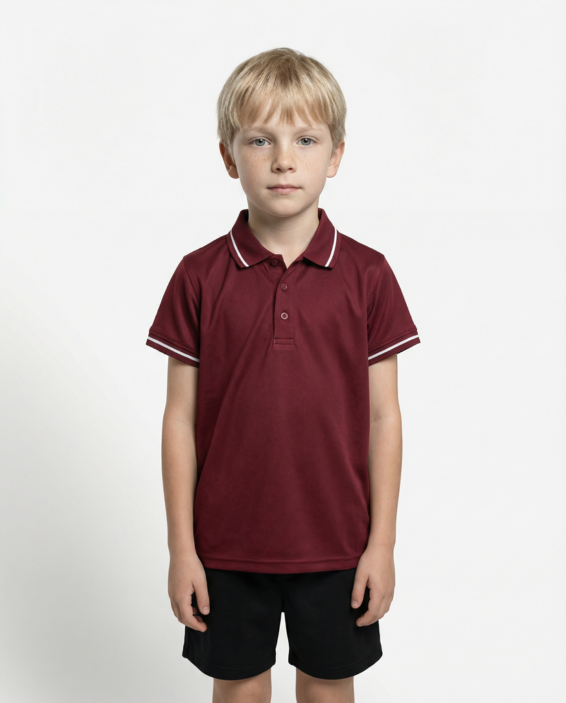 [AP3319] COTTESLOE KIDS POLOS - N3319