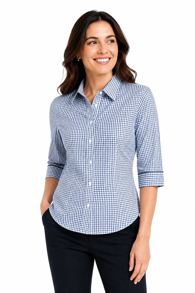 [AP2907T] EPSOM LADY SHIRT 3/4 SLEEVE - N2907T
