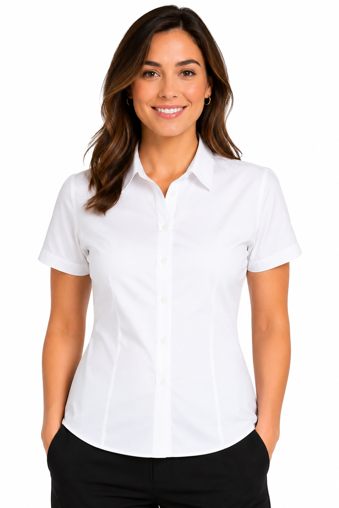 [AP2910S] KINGSWOOD LADY SHIRT SHORT SLEEVE - N2910S