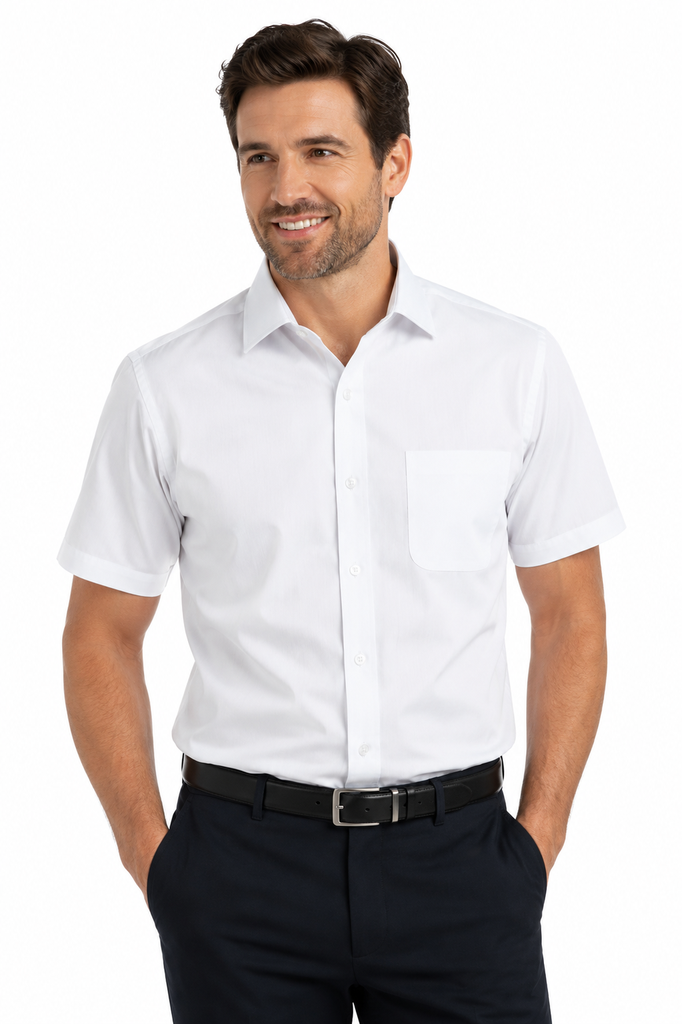 [AP1910S] KINGSWOOD MENS SHIRT SHORT SLEEVE - N1910S